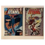 2 DC COMICS TALES OF THE TEEN TITANS #61, 90