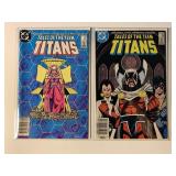 2 DC COMICS TALES OF THE TEEN TITANS #46, 89