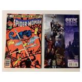 2 MARVEL COMICS SIEGE #1 & SPIDER-WOMAN #39