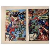 2 ASSORTED MARVEL COMICS WEB OF SPIDER-MAN #44, 67