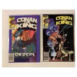 2 MARVEL COMICS CONAN THE KING #23, 24