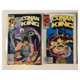 2 MARVEL COMICS CONAN THE KING #21, 22