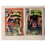 2 MARVEL COMICS CONAN THE KING #28, 29