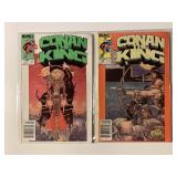 2 MARVEL COMICS CONAN THE KING #26, 27