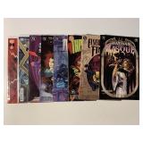 8 ASSORTED DC COMICS GRAPHIC NOVELS SEE DESC.