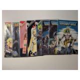 8 ASSORTED AIRCEL COMICS ADULT READ SEE DESC.