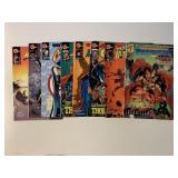 8 ASSORTED MALIBU COMICS SEE DESC.
