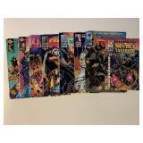 8 ASSORTED MALIBU COMICS SEE DESC.