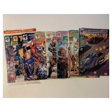 8 ASSORTED MALIBU COMICS SEE DESC.