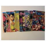 8 ASSORTED AIRCEL COMICS SEE DESC. ADULT READ