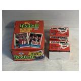 NOS 3 TOPPS FOOTBALL  WAX PACKS 1989 & 1990