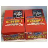 NOS 2 BOWMAN BASEBALL WAX PACK BOXES 1988