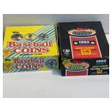 NOS 2 TOPPS BASEBALL CARD WAX BOXES 1992/1989