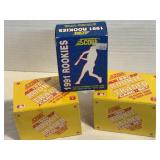 NOS 3 SCORE ROOKIE & TRADED CARD SETS 1990 &1991