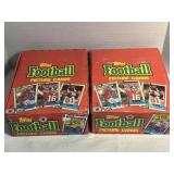 NOS TOPPS NFL FOOTBALL 2 RAK PACKS BOXES 1990