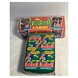 NOS 2 TOPPS NFL FOOTBALL WAX PACKS 1991/1990