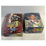 NOS 2 FLEER NFL FOOTBALL WAX PACKS 1992/1997