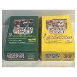NOS 2 NFL PRO SETS ALL NEW  1990