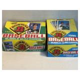 NOS 2 BOWMAN BASEBALL CARD WAX BOXES 1989/1990