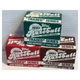 NOS 3 TOPPS TRADED SERIES 1987,1989,1990