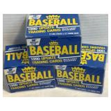 NOS 3 FLEER BASEBALL PACKS TRADING CARDS  1990