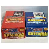 2 BOXES SCORE 1988 & 1989 WAX PACKS