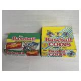 NOS 2 TOPPS BASEBALL BOXES 1990/1989