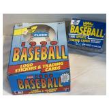 3 FLEER NOS MLB WAX PACK BOXES SEE DESCRIPT