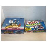 NOS 2 TOPPS BASEBALL WAX PACK BOXES 1988/1989
