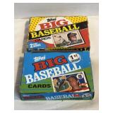 NOS 2 TOPPS WAX PACK BOXES 1989/1990