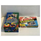 NOS 2 TOPPS BASEBALL CARDS WAX BOXES 1989/1995
