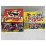 NOS 2 TOPPS BASEBALL CARD WAX BOXES 1988/1989