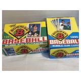 NOS 2 BOWMAN BASEBALL WAX PACK BOXES 1989/1990