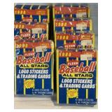 NOS 7 FLEER BASEBALL CARD PACKS 1988