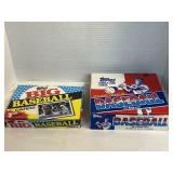 NOS 2 TOPPS BASEBALL WAX PACK BOXES 1989/1988