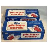 NOS 2 TOPPS BASEBALL WAX PACK BOXES 1987/1990