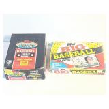 NOS 2 TOPPS BASEBALL WAX BOXES 1992/1989