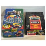 NOS 2 TOPPS BASEBALL WAX PACK BOXES 1992/1995