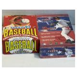 NOS FLEER BASEBALL CARD WAX BOXES 1991/2002