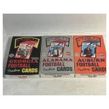 NOS 3 UNIVERSITY TRADING CARDS PACKS 1989