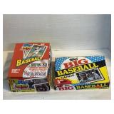 NOS 2 TOPPS WAX PACK BOXES 1989/1991