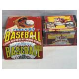 NOS 2 FLEER BASEBALL CARD WAX BOXES 1991/2002