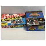 NOS 2 TOPPS BASEBALL CARD WAX BOXES 1989/1991