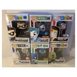 6 ASSORTED POP! FIGURES BY FUNKO