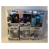 6 ASSORTED POP! FIGURES BY FUNKO