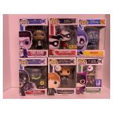 6 ASSORTED POP! FIGURES BY FUNKO