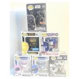 6 ASSORTED POP! FIGURES BY FUNKO