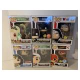 6 ASSORTED POP! FIGURES BY FUNKO