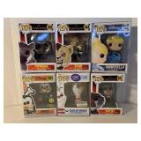 6 ASSORTED POP! FIGURES BY FUNKO