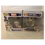 2 MARVEL POP! FIGURES BY FUNKO